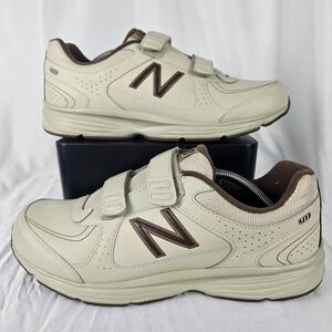 New Balance Mens 411 MW411HBB Beige Casual Walking Shoes Sneakers Size 10 2E